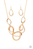 Paparazzi - Prehistoric Heirloom - Gold Necklace