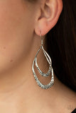 Paparazzi - Beyond Your GLEAMS - Silver Earrings