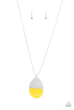 Paparazzi - Rainbow Shores - Yellow Necklace