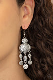 Paparazzi - Get Your ARTIFACTS Straight - Silver Earrings