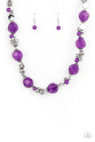 Paparazzi - Vidi Vici VACATION - Purple Necklace