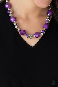 Paparazzi - Vidi Vici VACATION - Purple Necklace