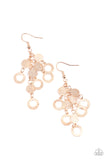 Paparazzi - I'm Always BRIGHT - Rose Gold Earrings