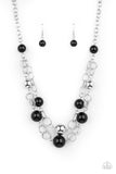 Paparazzi - New Age Knockout - Black Necklace