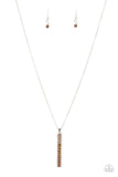 Paparazzi - Tower Of Transcendence - Brown Long Necklace