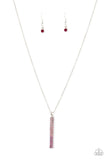 Paparazzi - Tower Of Transcendence - Pink Long Necklace