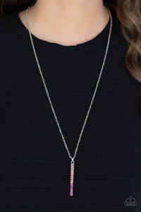 Paparazzi - Tower Of Transcendence - Pink Long Necklace