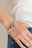 Paparazzi - A Chic Clique - Blue Cuff Bracelet