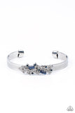 Paparazzi - A Chic Clique - Blue Cuff Bracelet