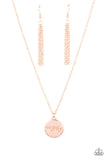 Paparazzi - The Cool Mom - Rose Gold Necklace