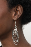 Paparazzi - Mind OVAL Matter - Multicolored Earrings