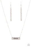 Paparazzi - Blessed Mama - Silver Necklace