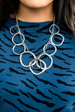 Paparazzi - Dizzy With Desire - Silver Necklace