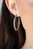 Paparazzi - Industrial Illusion - Silver Earrings