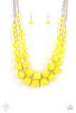 Paparazzi - Summer Excursion - Yellow Necklace