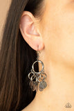 Paparazzi - Partners in CHIME - Black Earrings