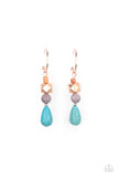 Paparazzi - Boulevard Stroll - Copper Earrings