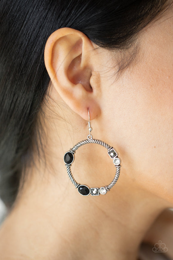 Paparazzi - Glamorous Garland - Multicolored Earrings