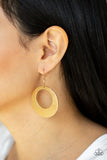 Paparazzi - Outer Plains - Gold Earrings