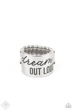 Paparazzi - Dream Louder - Silver Inspirational Ring