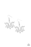 Paparazzi - Lotus Ponds - Silver Earrings