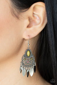 Paparazzi - Galapagos Glamping - Multicolored Earrings