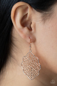 Paparazzi - Meadow Mosaic - Rose Gold Earrings