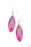 Paparazzi - Venetian Vanity - Pink Earrings