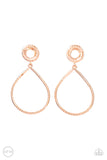 Paparazzi - Fairytale Finish - Copper Clip-On Earrings