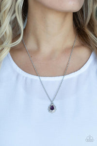 Paparazzi - Vintage Validation - Purple Necklace