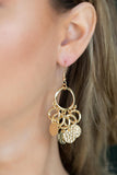 Paparazzi - Partners in CHIME - Gold Earrings