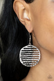 Paparazzi - Sunrise Stunner - Silver Earrings