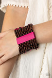 Paparazzi - Tropical Trendsetter - Pink Bracelet