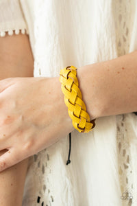 Paparazzi - SoCal Summer - Yellow Urban Bracelet