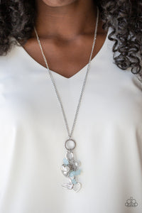 Paparazzi Accessories - I Will Fly - Blue Necklace - Travona's Dazzling Jewels