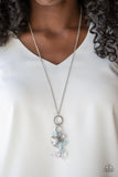 Paparazzi Accessories - I Will Fly - Blue Necklace - Travona's Dazzling Jewels