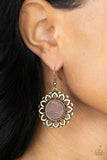Paparazzi - Farmhouse Fashionista - Brass Earrings