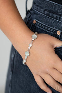 Paparazzi - Storybook Beam - White Bracelet