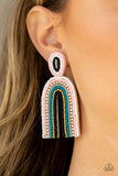 Paparazzi - Rainbow Remedy - Multicolored Earrings