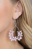 Paparazzi - Marina Banquet - Pink Earrings