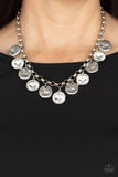 Paparazzi - Spot On Sparkle - White Necklace