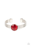 Paparazzi - Mystical Magic - Red Cuff Bracelet