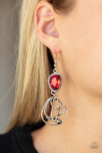 Paparazzi - Galactic Drama - Red Earrings