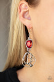Paparazzi - Galactic Drama - Red Earrings