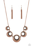 Paparazzi - Solar Cycle - Copper Necklace