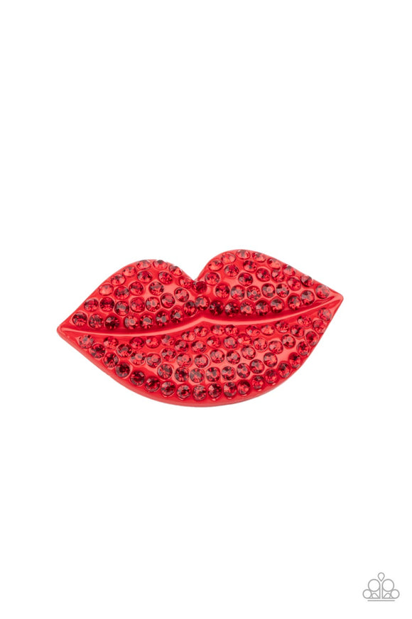 Paparazzi - HAIR Kiss - Red Hair Clip