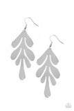 Paparazzi - A FROND Farewell - Silver Earrings