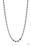 Paparazzi - Come Out Swinging - Black Urban Necklace