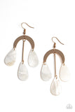 Paparazzi - Atlantis Ambience - Gold Earrings