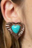 Paparazzi - Rustic Romance - Copper Earrings